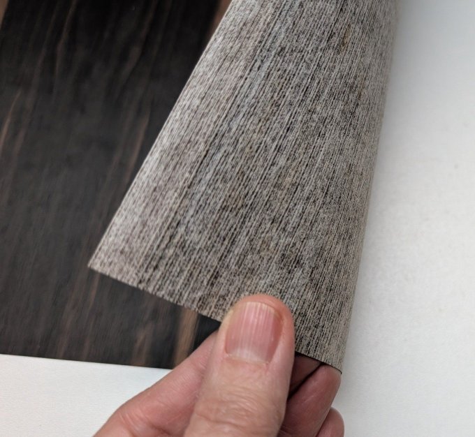 Ebène de Macassar sur support non tissé 78 x 30 cm ép 0.6 mm (D)