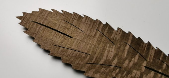 Marque-page feuille de Châtaignier