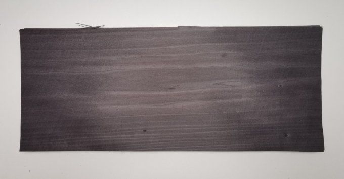 Tulipier teinté gris 60 x 22  cm 