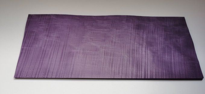 Erable ondé violet 60 x 25 cm  