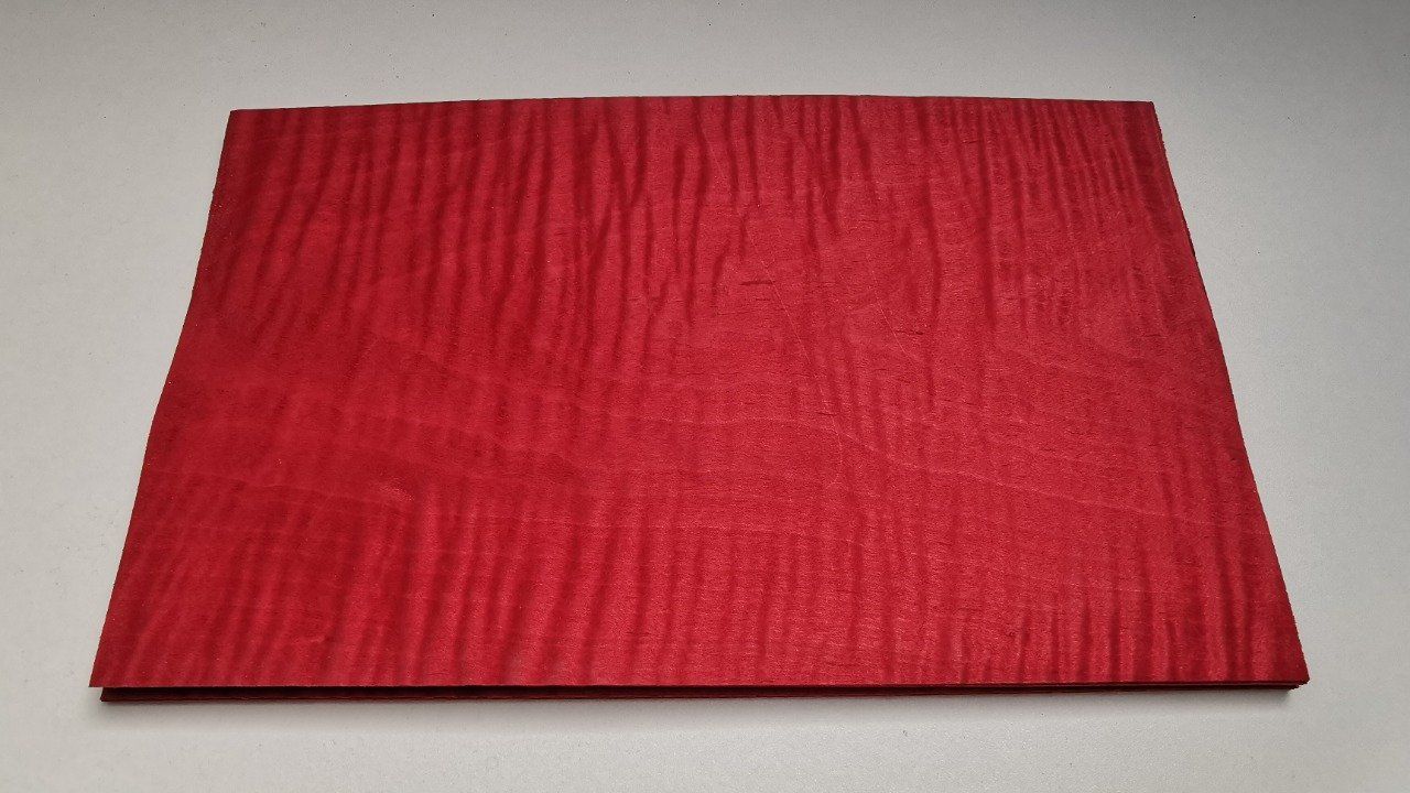 Erable ondé rouge 20 x 30 cm  
