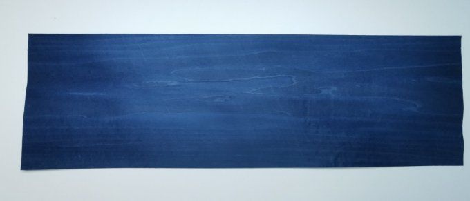 Tuliper teinté bleu nuit 60 x 27 cm  