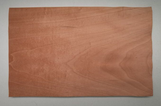 Erable teinté rose  35 x 24 cm    