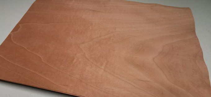 Erable teinté rose  35 x 24 cm    