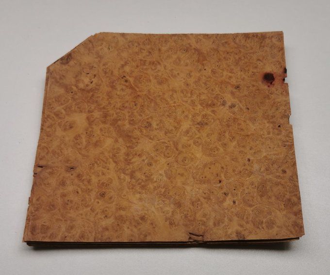 Lot 11x Loupe d'Amboine 17 x 16 cm L80
