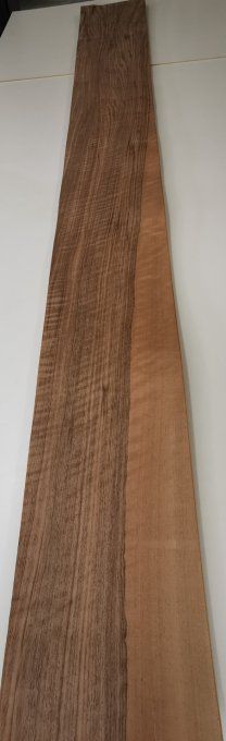 Lot 10 feuilles de Noyer 170 x 20 cm  = 3.4 m²  L9