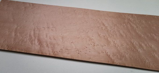 Erable moucheté rose 60 x 18 cm L135