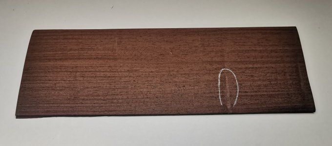 Wengé 77 x 25 cm L204