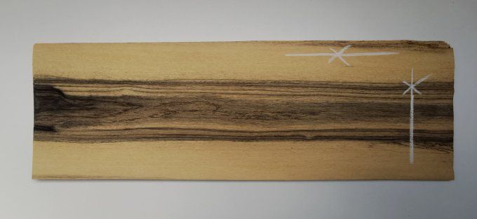 Ebène blanc 60 x 20 cm L10