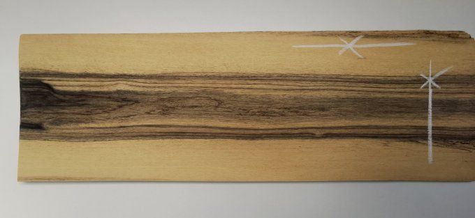 Ebène blanc 60 x 20 cm L10