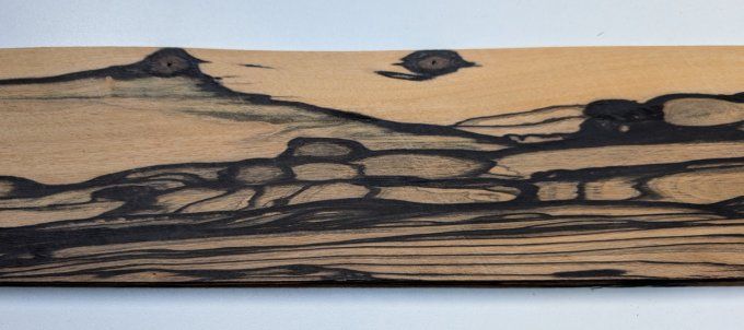 Ebène blanc 50 x 11 cm ép 0.6 mm (60)