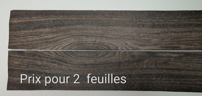 Lot 2x Chêne des marais 69 x 12 cm ép 0.6 mm (87)