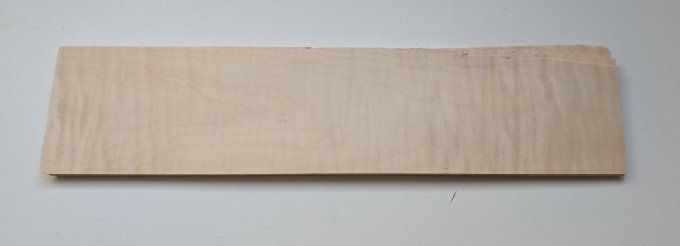 Lot 23x Erable ondé 48 x 9 cm ép 0.6 mm D1