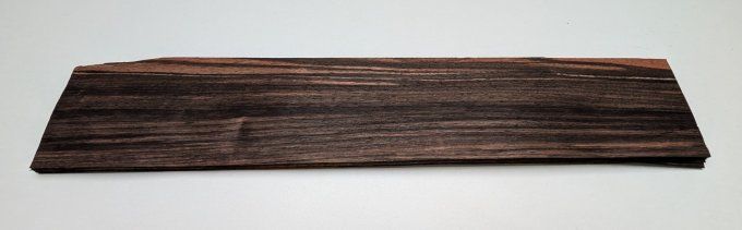 Lot 8x Ebène Amara 50 x 8 cm ép 0.6 mm (59)