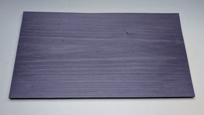 Tulipier teinté violet 60 x 33 cm ép 0.6 mm     