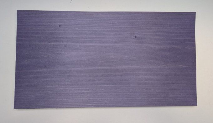 Tulipier teinté violet 60 x 33 cm ép 0.6 mm     