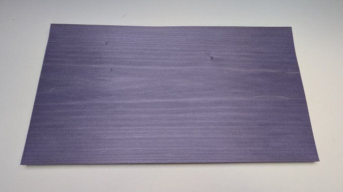 Tulipier teinté violet 60 x 33 cm ép 0.6 mm     