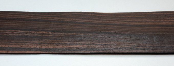 Lot 6 X Ebène de Macassar 65 x 9 cm ép 0.6 mm (10)