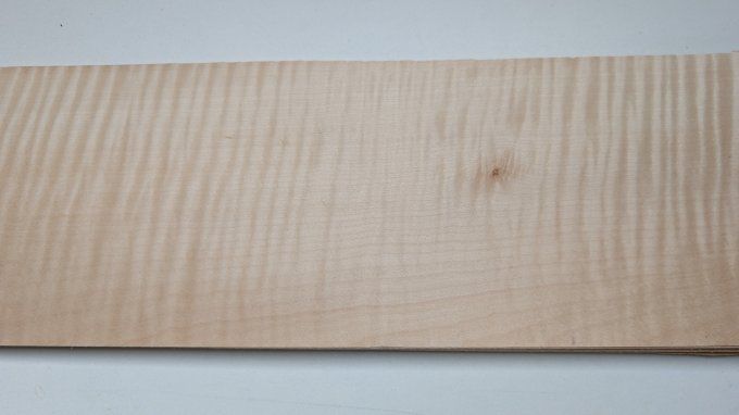 Erable ondé 50 x 15 cm ép 0.6 mm (98)