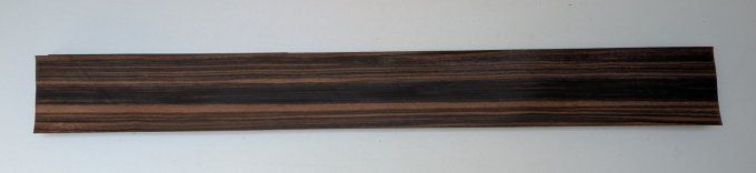 Lot 6x Ebène de Macassar 77 x 9 cm ép 0.6 mm (57)