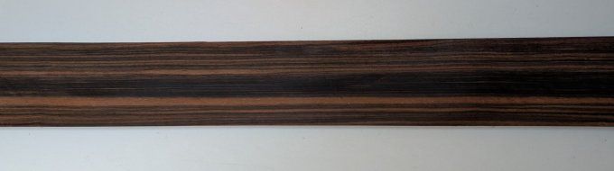 Lot 6x Ebène de Macassar 77 x 9 cm ép 0.6 mm (57)