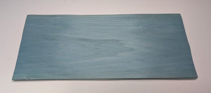 Tuliper teinté bleu ciel 62 x 24 cm  ép 0.6 mm  