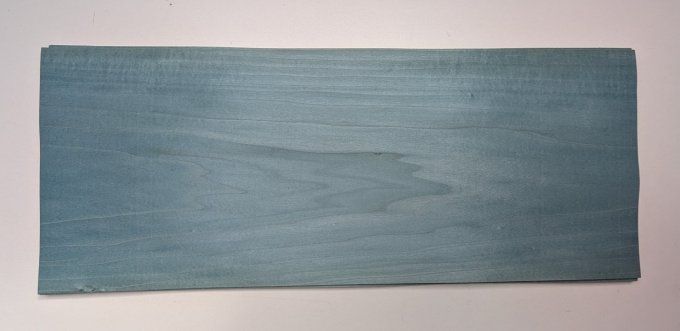 Tuliper teinté bleu ciel 62 x 24 cm  ép 0.6 mm  
