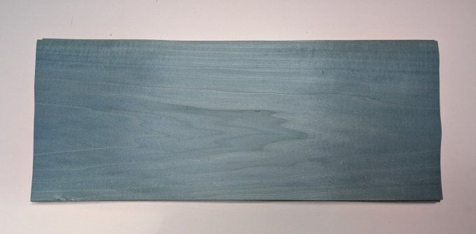 Tuliper teinté bleu ciel 62 x 24 cm  ép 0.6 mm  