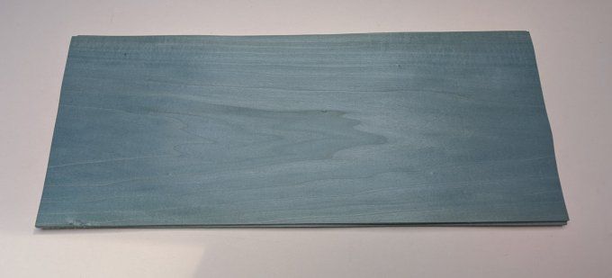 Tuliper teinté bleu ciel 62 x 24 cm  ép 0.6 mm  