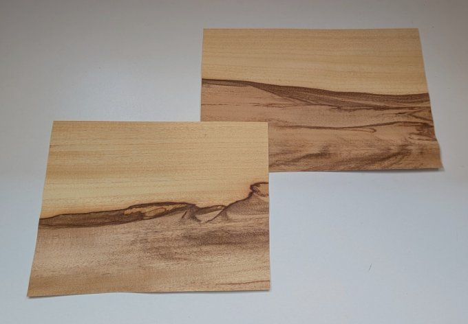 Lot 2x Chenchen 35 x 25 cm ép 0.6 mm (110)