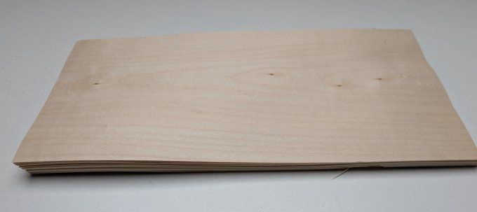 Lot 19x Erable 36 x 17 cm ép 0.6 mm (8)