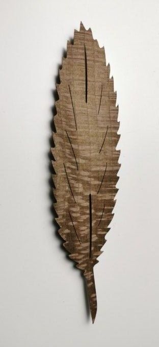 Marque-page feuille de Châtaignier